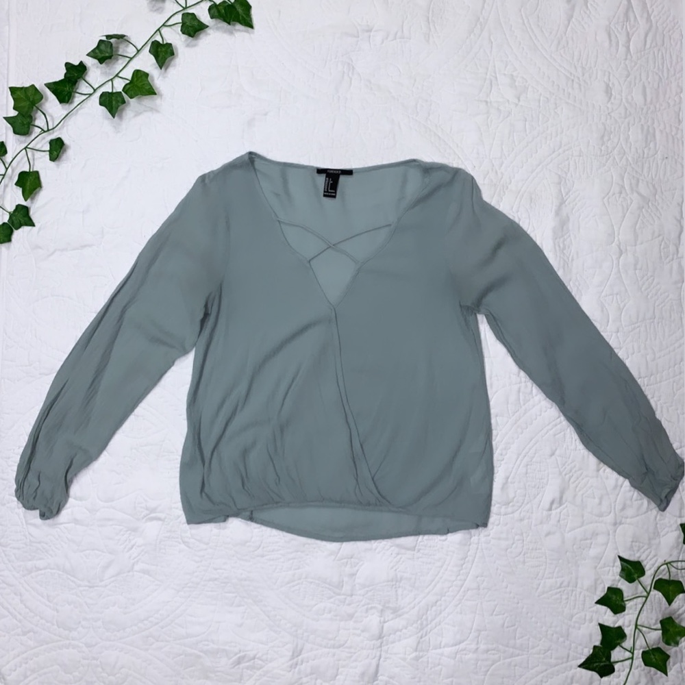Forever 21 light teal shirt!